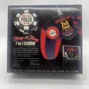 WORLD SERIES OF POKER PLUG AND PLAY 7 IN 1 CASINO GAME by EXCALIBUR (NEW)