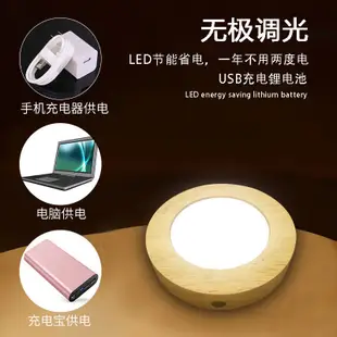 LED 燈座 圓形LED實木底座 LED燈座 底座 打底 浮游花 水晶 底座 能量石 壓克力 小夜燈 鹽燈 夜燈