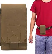 Cell Phone Pouch - Nylon Belt Phone Holder Cell Phone Pouch - Mountaineering Waistpack, Convenient Cell Phone Case for Running, Cycling, Hiking, Walking