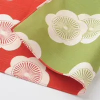 在飛比找誠品線上優惠-京都風呂敷包巾-伊砂紋樣中巾-梅(紅&綠)