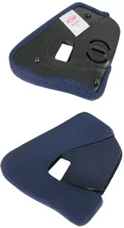KYT KR-1, cheek pads , color: Black , size: XL