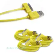 3X 3FT USB TO 30PIN YELLOW CABLE DATA SYNC CHARGER SAMSUNG GALAXY TAB TABLET 7.0