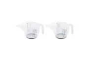 2x Progressive Precise 4-Cup 1L Pour Measuring Pitcher Liquid Powder Kitchen