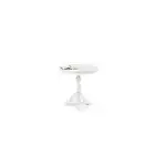 Table Small Table From Sofa Living Room Round Art Povera White Matt Diameter 60