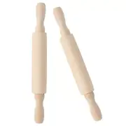 2 Pcs Mini Rolling Pin Adjustable Cookie Dough Roller Child