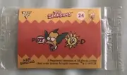 SIMPSONS CC's LENTICULAR TAZOS TAZO ORANGE #24 - NEW