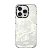 iPhone 16 Pro Clear Case MagSafe Compatible Dark Forest