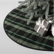 Hearth & Hand Magnolia Green Black CHRISTMAS Tree Skirt QUILTED JOANNA