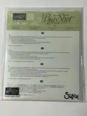 Stampin Up Sizzix Big Shot Apron Builder Framelits Dies 145661