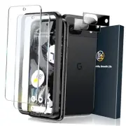 2 Pack for Google Pixel 8a Screen Protector with 2 Pack Camera Lens