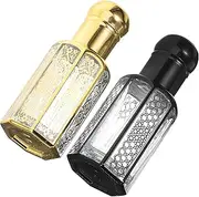 DRESSOOS 2pcs Roller Perfume Bottles Empty Essential Oil Containers for Precise Application Durable Storage for Fragrances Serums and Lotions present Occasion