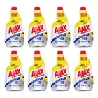 8PK Ajax 500ml Spray & Wipe Tile/Floor Multi-Purpose Home/Room Cleaner Lemon