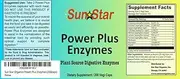 Sun Star Organics Power Plus Enzymes (200caps)