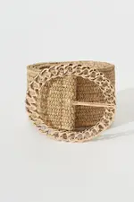Tary Stretch Belt in Light Brown one size