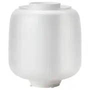 SYMFONISK shade for speaker lamp base, glass/white