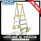 Bailey Platform Ladder 1.2m 4 Step Aluminium Stepladder P170 FS13539