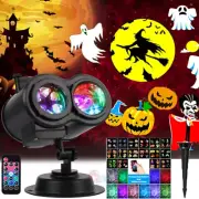 Brighter Halloween Christmas LED Laser Decorations Projector Party Show Light