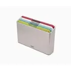 NEW Joseph Joseph Folio Icon Regular Chopping Board Set Multicolor 4pce