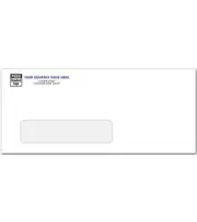 No. 10 Window Envelope, Imprinted / Deluxe No. 741 / 9 1/2" x 4 1/8"