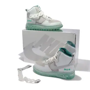 Nike 休閒鞋 AF1 HI UT 2.0 運動 女鞋 高筒 經典款 中國風 靴款 球鞋穿搭 藍 灰 DQ5358-043 [ACS 跨運動]