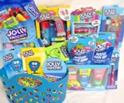 NEW JOLLY RANCHERS EASTER GIFT BASKET TEEN CANDY TOYS BATH SET TWEEN MAKE UP