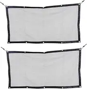 BESPORTBLE 2pcs Car Pet Barrier Mesh Cover 115 * 60cm Rear Safety Net for Dogs Universal Vehicle Barrier