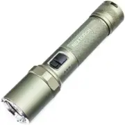 Nextorch P80 Tactical Flashlight OD-Green Rechargeable Resistant Window Breaker
