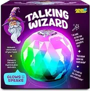 Ninja Blast Talking Wizard Fortune Teller Crystal Ball - Unique White Elephant Gifts for Adults and Kids - Stocking Stuffers for Kids 8-12 - Gag Gifts Funny Adult Men Teens Boys Ideas
