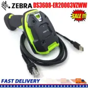 Zebra DS3608-ER20003VZWW Ultra-Rugged 2D Handheld Barcode Scanner With USB Cable