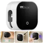 UV Light Mini Sterilizer Cleaner Toothbrush Holder Wall Mounted Rack Rechargable