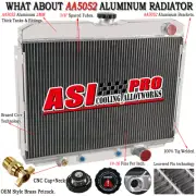 For 68-69 Ford Mustang GT-350 1967-1970 Mercury Cougar XR7 V8 3 Core Radiator (for: Ford)