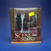 BACHMANN SCENE SCAPES HO SCALE 6” - 7” CEDAR TREES (6) TREES