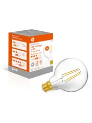 GE 7.5W Heritage Dimmable LED G125 BC Globe in Warm White