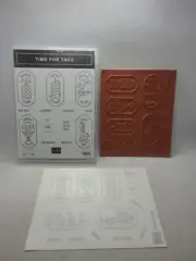 Stampin Up! TIME FOR TAGS Retired stamp set 149423 Congrats Thanks FREE SHIPPING