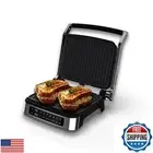Multi-Function Contact Grill and Griddle,Stick Cooker,Removable Drip Tray and