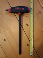 Wiha Tools Comfort Grip Duel Driver Ball End T-handle Metric 8mm X 200mm Hex