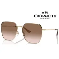 在飛比找momo購物網優惠-【COACH】亞洲版 時尚金屬大鏡面太陽眼鏡 典雅簡約設計 
