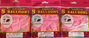 Mi Primera Comunión rosa 12" Ballons, globos 24 pcs