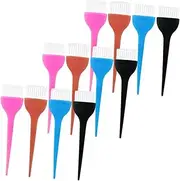 MOTHNUR Professional Hair Coloring Brush Kit 12pcs Dye Brushes for Home Salon Soft Bristles Dye Brush Applicator