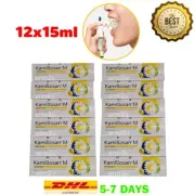 Pack of 12 Kamillosan M Mouth Spray 15ml Chamomile Essential Oils Anti Bacteria