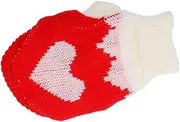 Valentine Day Dog Sweaters Soft Knit Warm Puppy Winter Clothes with Fashionable Turn Down Collar for Dogs Durable Stylish Pet Outfits Multiple Colors