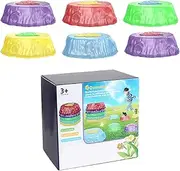 Light Up Stepping Stones, Non-Slip Light-Up Floor Stepping Stones, Colorful LED Balance Stepping Stones for Kids, Durable Non-Slip Floor Stones for Boys and Girls, Interactive Play Light-Up Pathway
