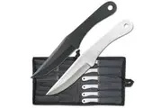 Perfect Point Throwing Knife Set 12pcs (Silver and Black)