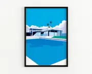 Palm Springs California Poster Print Richard Neutra Slim Aarons Modern