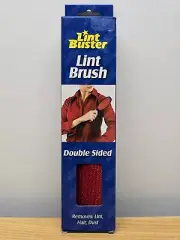 NEW Lint Buster Lint Brush Double-sided Removes Lint Hair & Dust