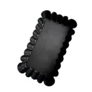 2Pcs 0.6mm Non-Stick Carbon Steel Cream Pie Baking Cake Mold for Pies,8907