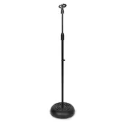 Pyle PMKS5X2 Universal Compact Base Microphone Stand - 2.8 to 5 Ft Height