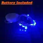 5X 10X 20X LED Copper Wire Light String Battery Powered 1M 2M Fairy Lamps SS815