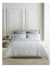 [Heritage] Thalia Matelasse Quilt Cover Set in White