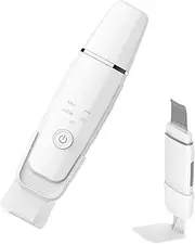 Ultrasonic Skin Spatula, Facial Scrubber Spatula, 1.83x7.48x2.91 Inch 4 Modes, Skin Lifting Function, Pore Extractor Tool for Cleansing, Anti-Aging